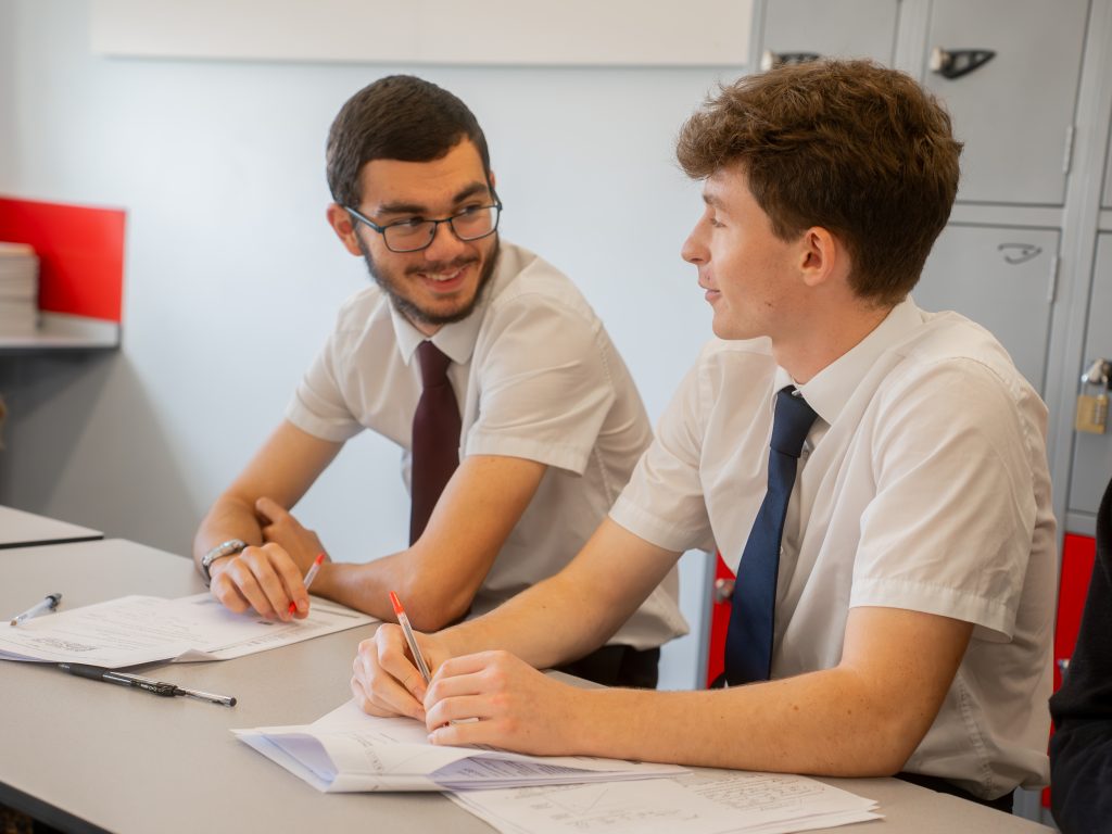 Deyes Sixth Form 25-41 Lesson Boys